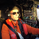 Bertrand Picard in the cockpit of Solar Impulse.